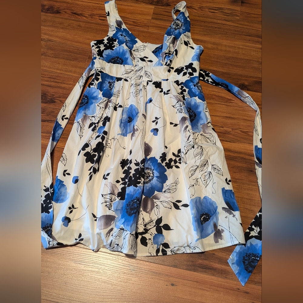 Maurices Blue and White Dress